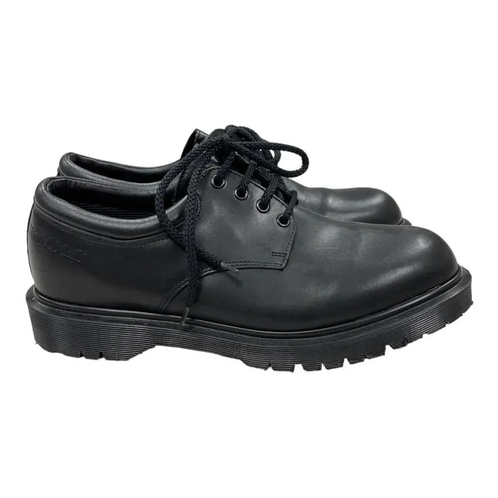 Dr Martens Royal Mail Black Leather Oxfords Size 10.5 UK 11.5 US